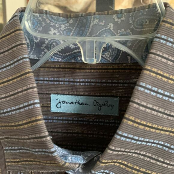Johnathan Ogilvy 100% cotton button down shirt - Picture 3 of 13